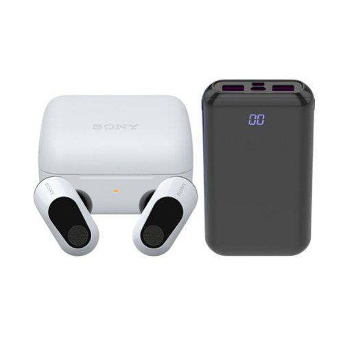 Sony - WFG700N/W INZONE Buds Truly Wireless Noise Canceling Gaming Earbuds Bundle - Black-Front_Standard 