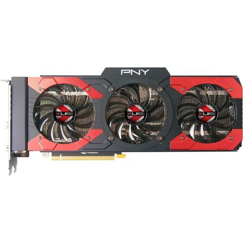  PNY - XLR8 NVIDIA GeForce GTX 1080 8GB GDDR5X PCI Express 3.0 Graphics Card - Black/Red