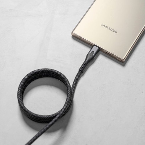 STATIK Magstack 3 Foot USB-A to USB-C Magnetic Charging Cable - Black BUY IN MIDDLE EAST