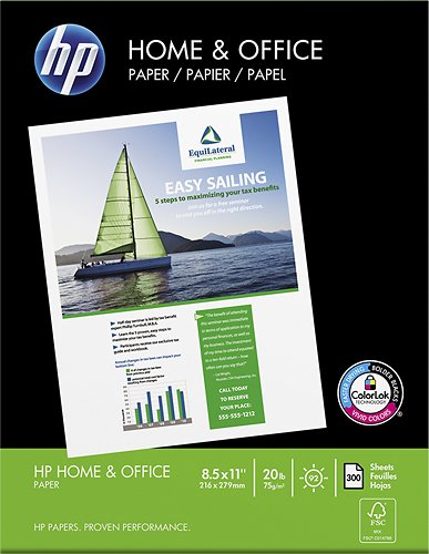  HP - Home &amp; Office Flat Multipurpose Paper - White