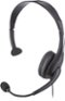 Insignia™ - On-Ear Analog Mono Headset - Black-Front_Standard 