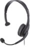 Insignia™ - On-Ear Analog Mono Headset - Black-Front_Standard