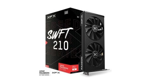 XFX SPEEDSTER SWFT210 AMD Radeon RX 7600 Core 8GB GDDR6 PCI Express 4.0 Graphics Card - Black SHOP ONLINE