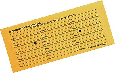 Quality Park - #11 Inter-Departmental Envelope 4 1/2" x 10 3/8", 500/Box (63262) - Brown