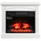 Whalen Furniture - Electric Fireplace - Cottage white-Front_Standard