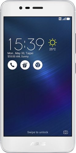  ASUS - ZenFone 3 Max 4G LTE with 16GB Memory Cell Phone (Unlocked) - Glacier Silver