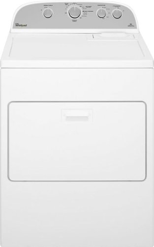  Whirlpool - 7.0 Cu. Ft. 12-Cycle Electric Dryer - Gray/White