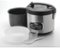 AROMA - Professional 4-Quart Slow Cooker - Silver/Black-Angle_Standard
