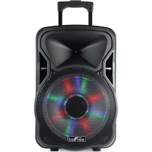 beFree Sound - 15" Bluetooth Portable PA Speaker - Black