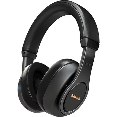 Klipsch - Reference Wireless Over-the-Ear Headphones - Black-Front_Standard 