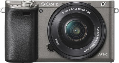  Sony - Alpha a6000 Mirrorless Camera with E PZ 16-50mm f3.5-5.6 OSS Lens - Graphite Gray
