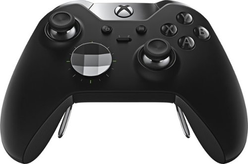 Microsoft - Geek Squad Certified Refurbished Xbox Elite Wireless Controller for Xbox One - Black