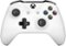 Microsoft - Geek Squad Certified Refurbished Wireless Controller for Xbox One and Windows 10 - White-Front_Standard 