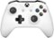 Microsoft - Geek Squad Certified Refurbished Wireless Controller for Xbox One and Windows 10 - White-Front_Standard