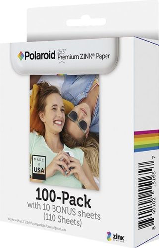  Polaroid - Premium ZINK Self-Adhesive Photo 2.00&quot; x 2.99&quot; 110-Count Paper