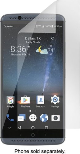 Incipio - Screen Protector for ZTE Axon 7 - Transparent-Angle_Standard 