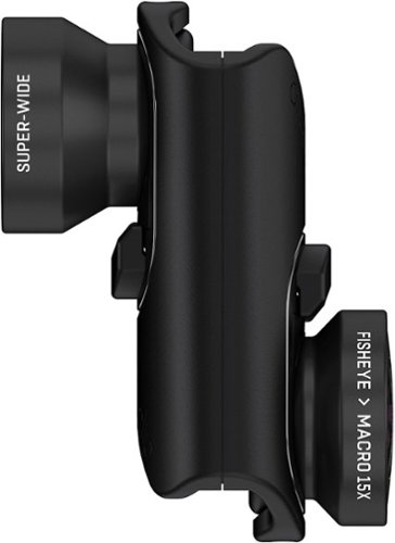  OlloClip - Core Lens Set and Case for Apple® iPhone® 7, 7 Plus, 8 and 8 Plus - Black