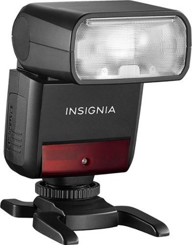 Insignia™ - Compact TTL Flash for Nikon Cameras