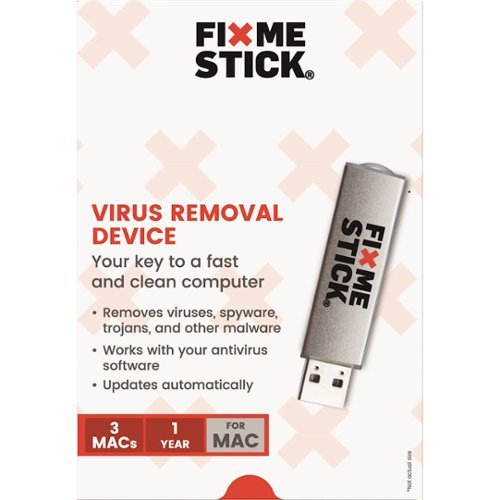  FixMeStick - Virus Removal Device (3-Devices) (1-Year Subscription)