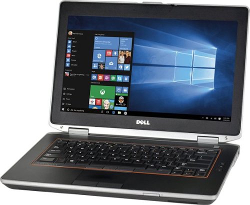 Dell - Latitude 14" Refurbished Laptop - Intel Core i5 - 4GB Memory - 320GB Hard Drive - Black-Angle_Standard 