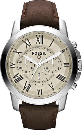  Fossil - Q Grant Gen 1 Chronograph Hybrid Smartwatch 44mm Stainless Steel - Stainless Steel