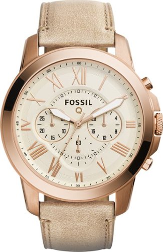  Fossil - Q Grant Gen 1 Chronograph Hybrid Smartwatch 44mm Stainless Steel - Rose Gold