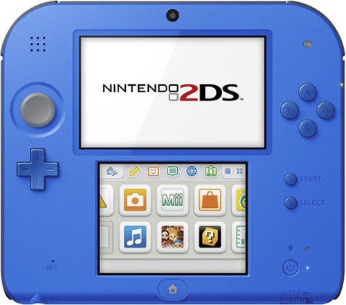  Nintendo 2DS - Electric Blue 2 with Mario Kart 7 - Electric Blue 2