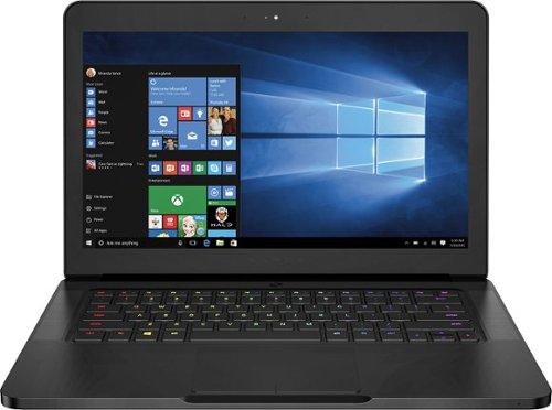 Razer - Blade 14" Laptop - Intel Core i7 - 16GB Memory - NVIDIA GeForce GTX 1060 - 512GB Solid State Drive - Black-Front_Standard 