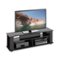 CorLiving - Bakersfield Black Wooden TV Stand, for TVs up to 75" - Ravenwood Black-Front_Standard