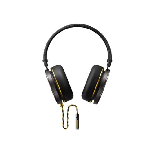 Onkyo - Over-the-Ear Headphones - Black/Gold-Front_Standard 