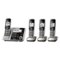 Panasonic - KX-TGF374S DECT 6.0 Expandable Cordless Phone System with Digital Answering System - Silver-Angle_Standard
