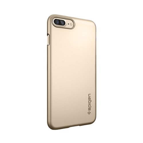 Spigen - Thin Fit Case for Apple® iPhone® 7 Plus - Champagne gold-Front_Standard 