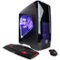CyberPowerPC - Gamer Xtreme Desktop - Intel Core i5 - 8GB Memory - NVIDIA GeForce GTX 1070 - 2TB Hard Drive - Black/Blue-Front_Standard