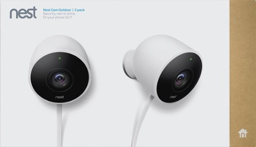  Google - Nest Cam Outdoor Camera - 2 pack