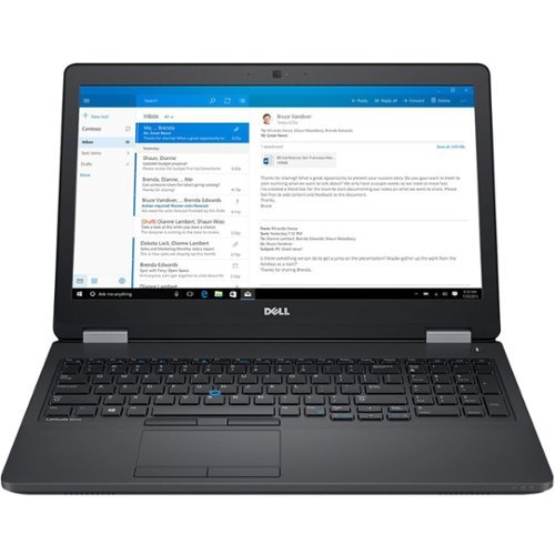 Dell - Latitude 15.6" Laptop - Intel® Core™ i5 - 8GB Memory - 500GB Hard Drive - Black-Front_Standard 
