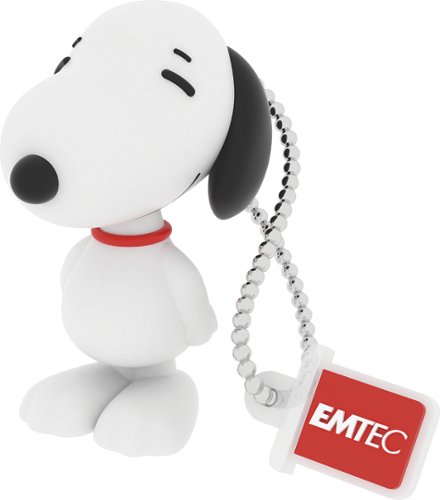  EMTEC - Snoopy 8GB USB 2.0 Flash Drive - White