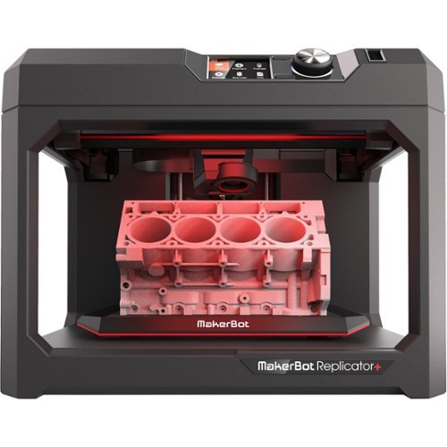 Image of MakerBot - Replicator + Wireless 3D Printer - Black