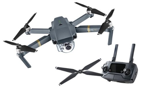  DJI - Mavic Pro Quadcopter Fly More Combo - Gray