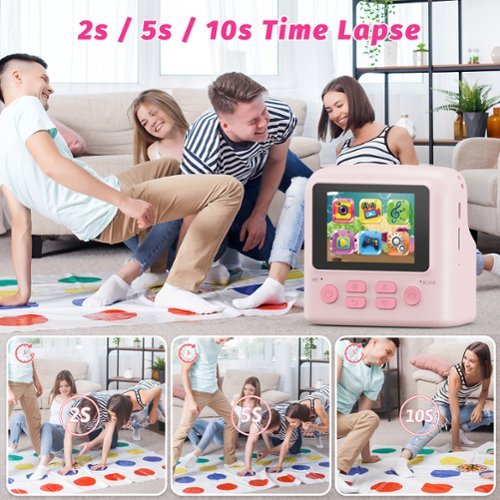 Contixo KC2 Kids Camera Instant Print - 1080P Kids Instant, 2.4 Inch Screen Digital Camera 12MP with Print Paper - Pink HOW TO BUY