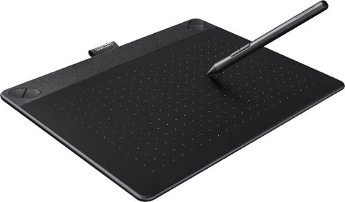 Wacom - Intuos 3D with Intuos Pen - Black-Front_Standard 
