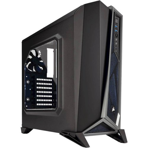 CORSAIR - Carbide Series SPEC-ALPHA Mid-Tower Gaming Case - Black/Silver-Front_Standard 