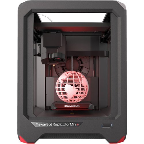 MakerBot - Replicator Mini+ Wireless 3D Printer - Black-Front_Standard 