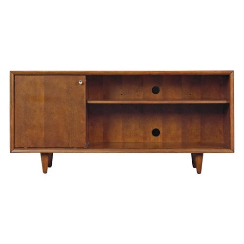 Bell'O - Fairgrove TV Stand for Most Flat-Panel TVs Up to 60" - Mahogany Cherry