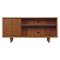 Bell'O - Fairgrove TV Stand for Most Flat-Panel TVs Up to 60" - Mahogany Cherry-Front_Standard