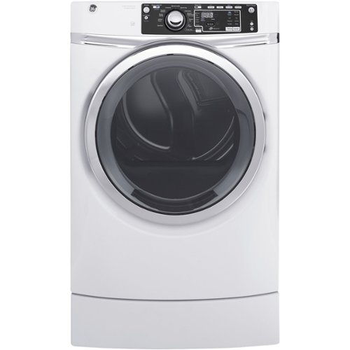  GE - RightHeight 8.3 Cu. Ft. 13-Cycle Electric Dryer with Steam