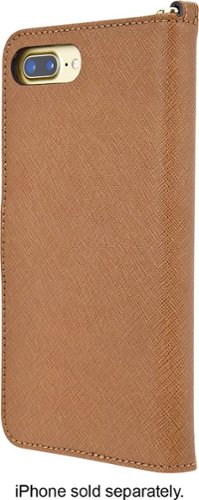  Michael Kors - Folio Case for Apple® iPhone® 7 Plus - Luggage/Leather