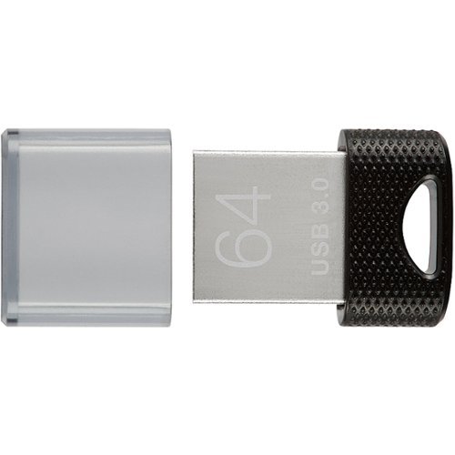 PNY - 64GB Elite-X Fit USB 3.1 Flash Drive - Black