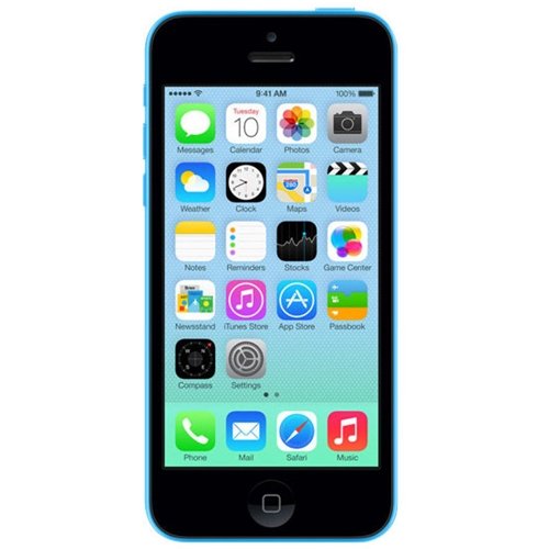  Apple - Pre-Owned iPhone 5C 4G LTE with 8GB Memory Cell Phone (Unlocked) - Blue