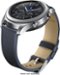 Leather Medium Wrist Strap for Samsung Gear S3 Frontier/Classic - Navy blue-Angle_Standard