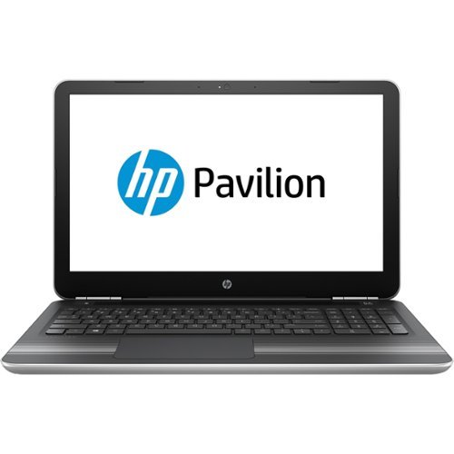 HP - Pavilion 15.6" Laptop - AMD A12-Series - 8GB Memory - 1TB Hard Drive - Natural silver, Ash silver-Front_Standard 